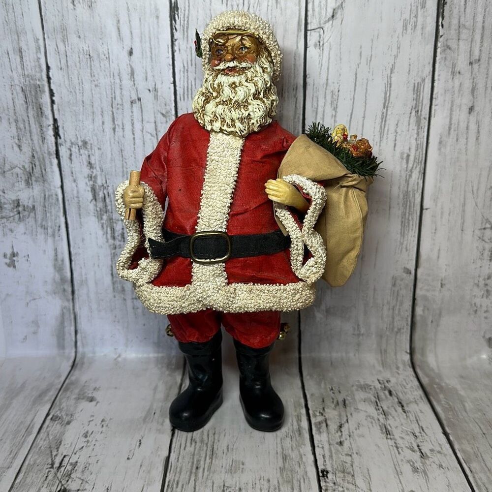 Vintage Possible Dreams Clothtique Santa Claus Bag Of Toys Christmas MISSING